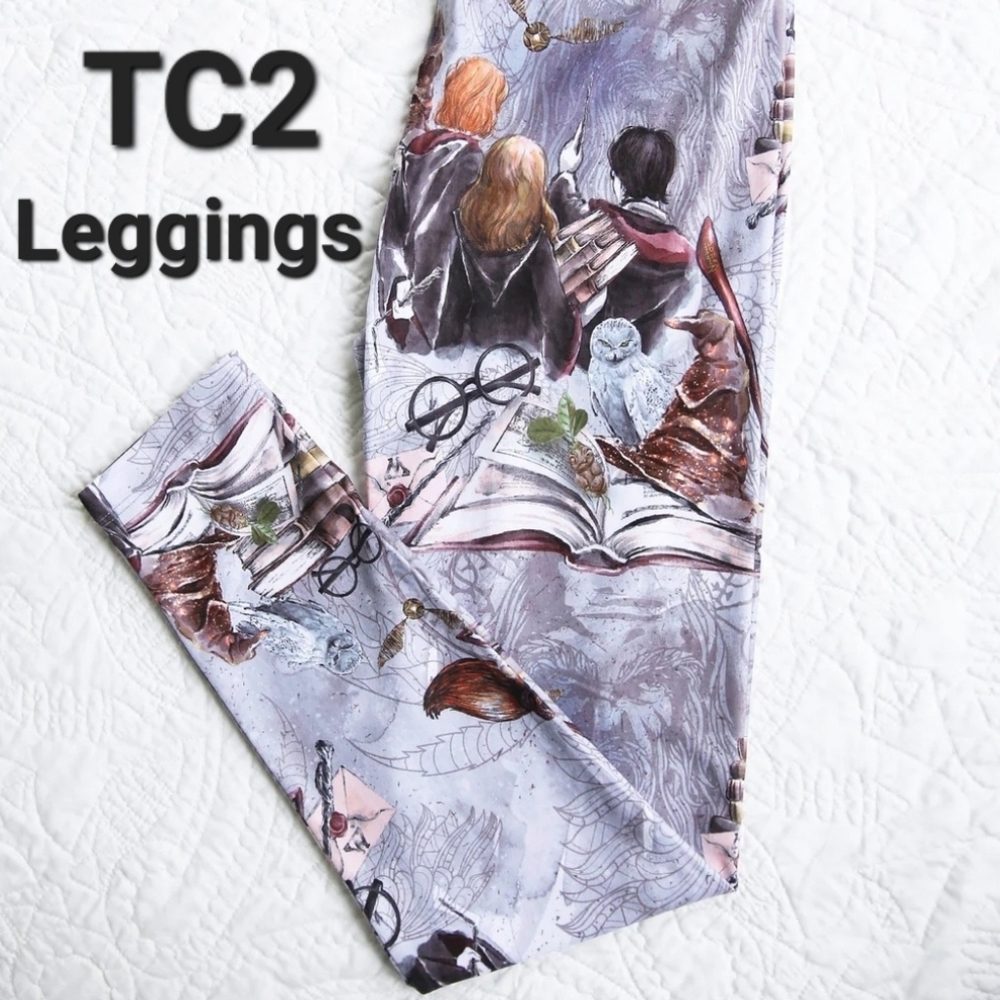 LAST PAIR!!! Harry Potter TC2 LEGGINGS Magic Books PLUS 20-22-24-26 NEW